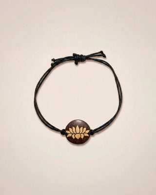 Lotus Bloom Coconut Shell Jewelry Set