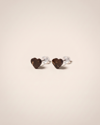 Natural Coconut Shell Studs