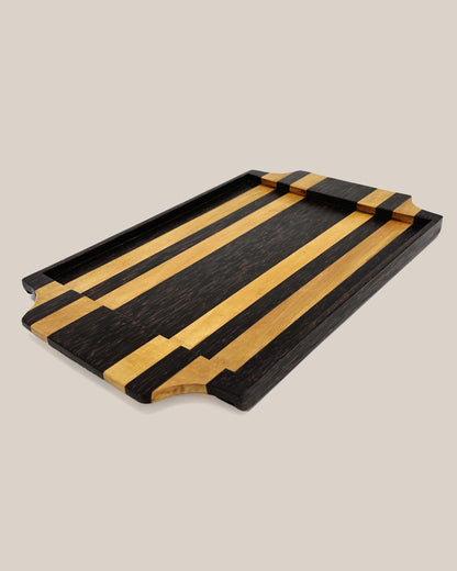Plateau rayé