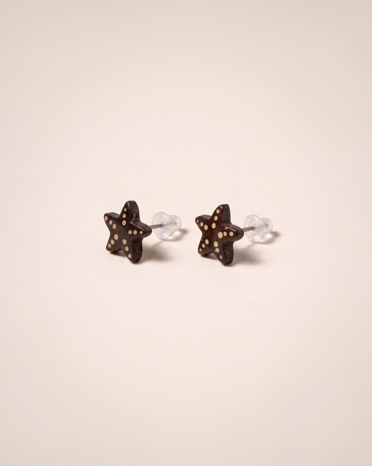Starfish Coconut Shell Studs