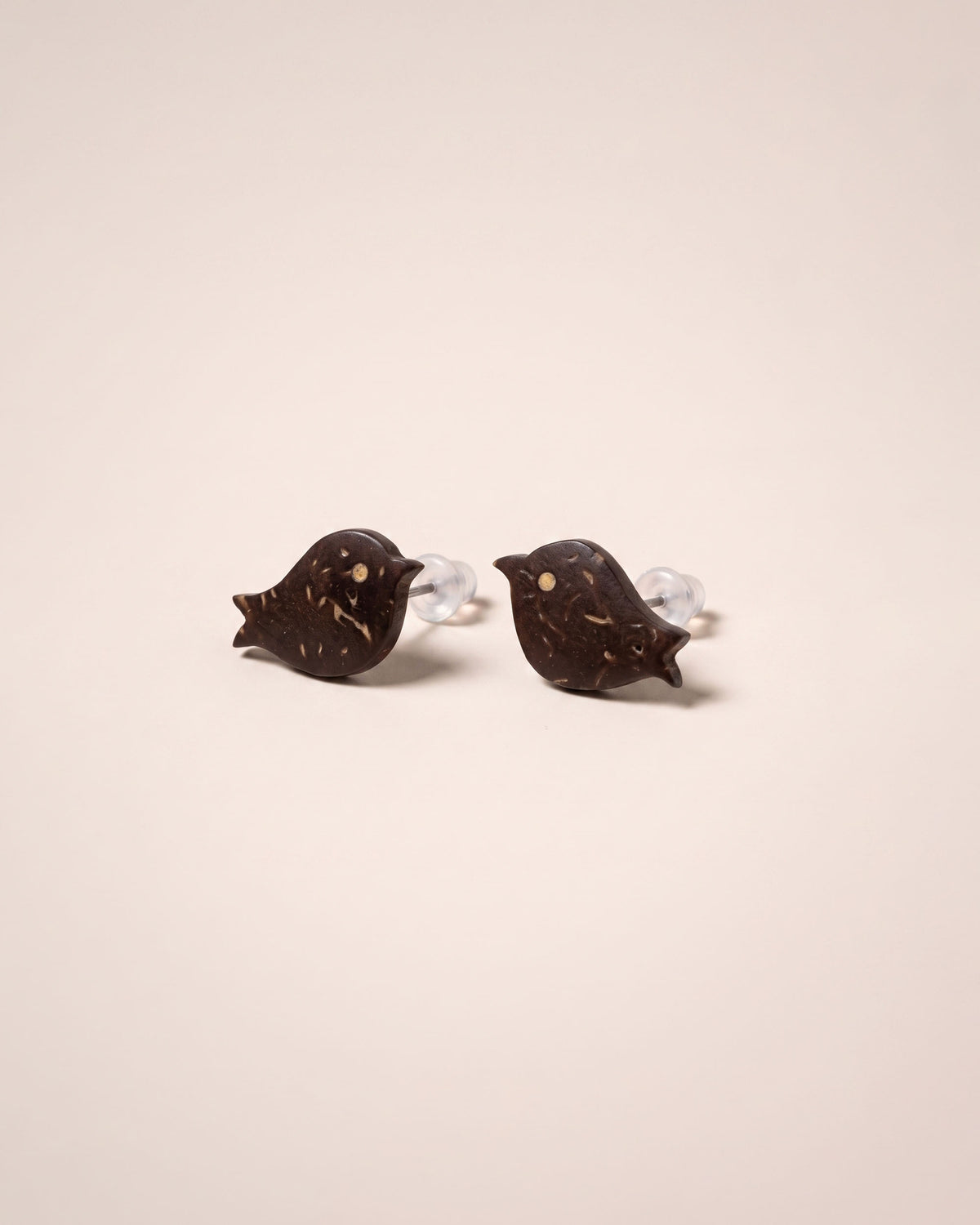 Little Bird Coconut Shell Studs