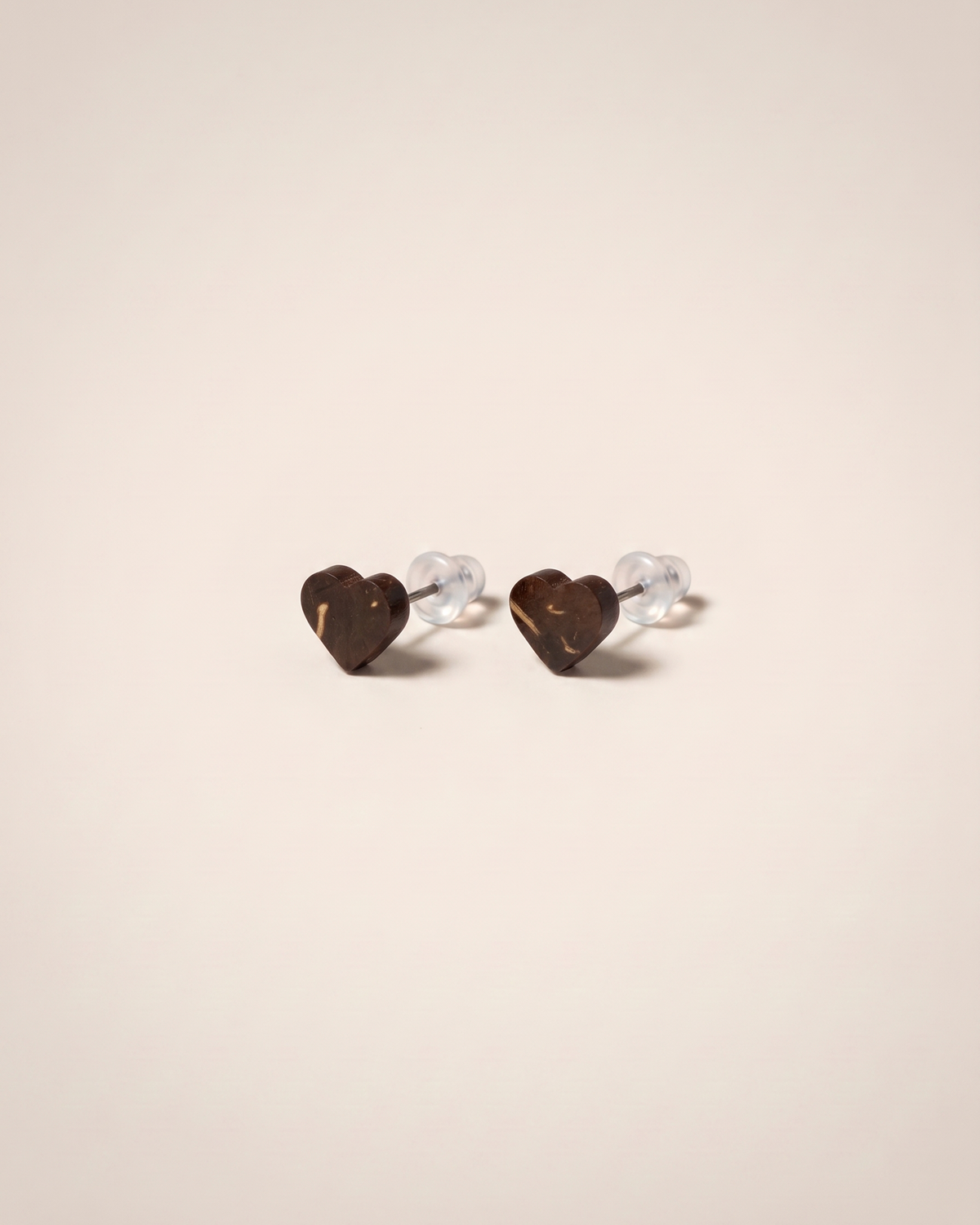Natural Coconut Shell Studs
